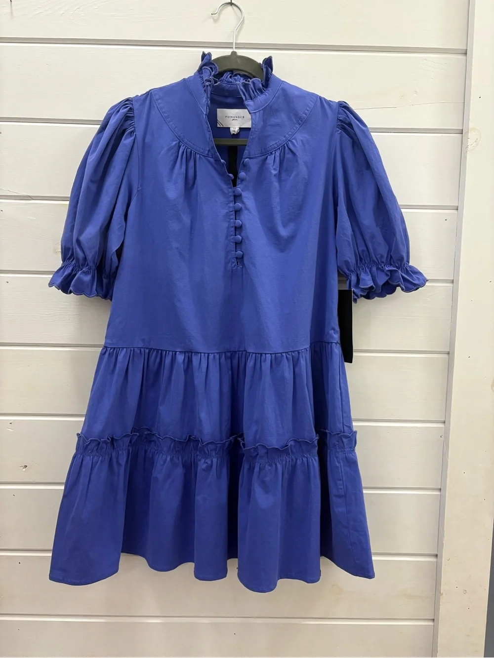 Tuckernuck Pomander Place Azure Blue Selena Mini Dress, NWT size xsmall - Picture 3 of 9